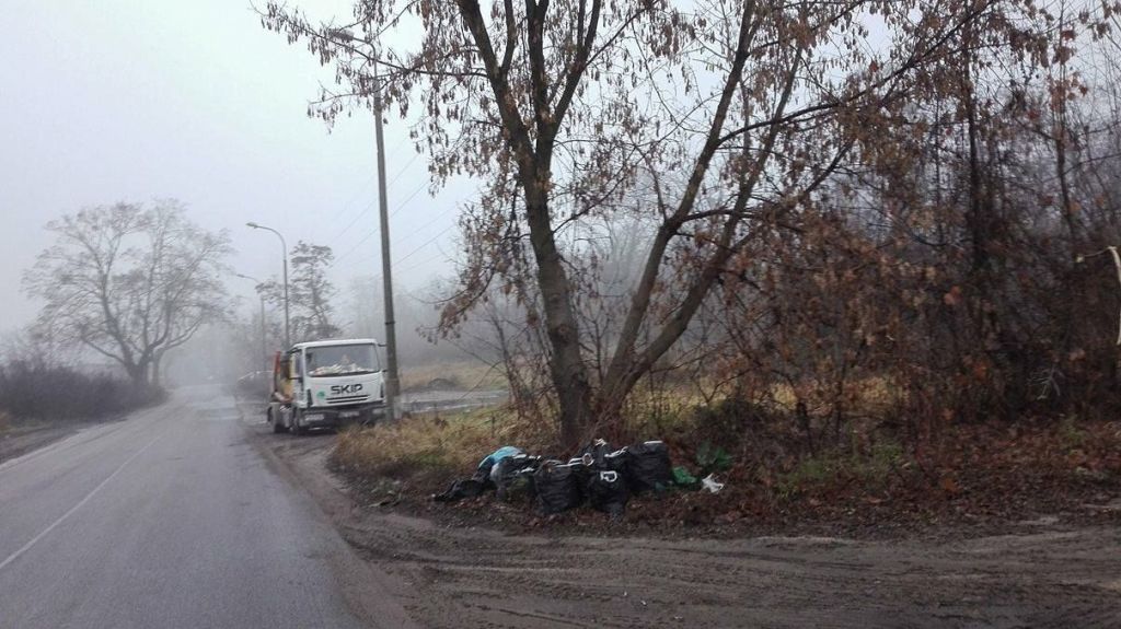 Podrzucone odpady przy ul. Syreniej - grafika artykułu