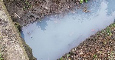 Krzyżanka zanieczyszczona - interwencja z 16 kwietnia