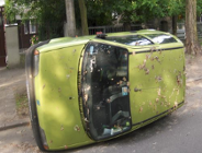 Auto na bakier