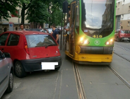 Blokował torowisko