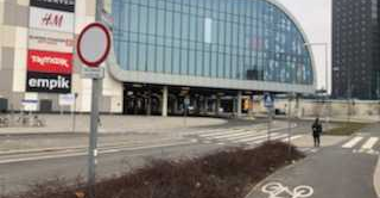Dworzec Autobusowy w Poznaniu - droga wjazdowa