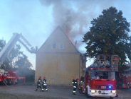 Pożar budynku przy ul. Żelaznej