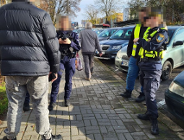 Wandal przyłapany na gorącym uczynku