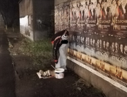 Wiadukt z plakatami