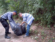 Wiosenne porządki Poznań 2007 - udział Straży Miejskiej.