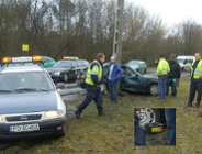 Wypadek drogowy.